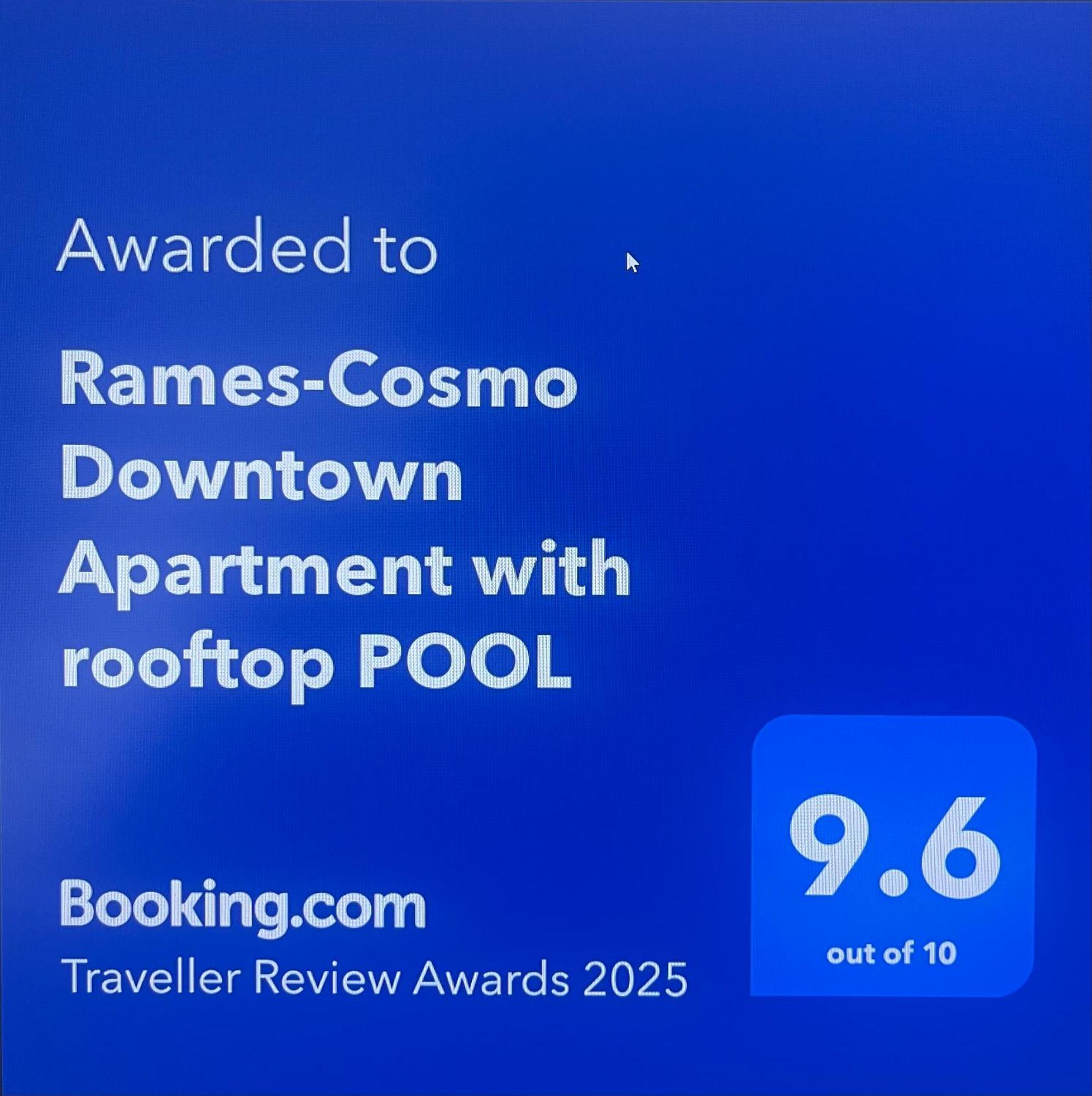 Rames-cosmo Downtown With Rooftop Pool Apartment
